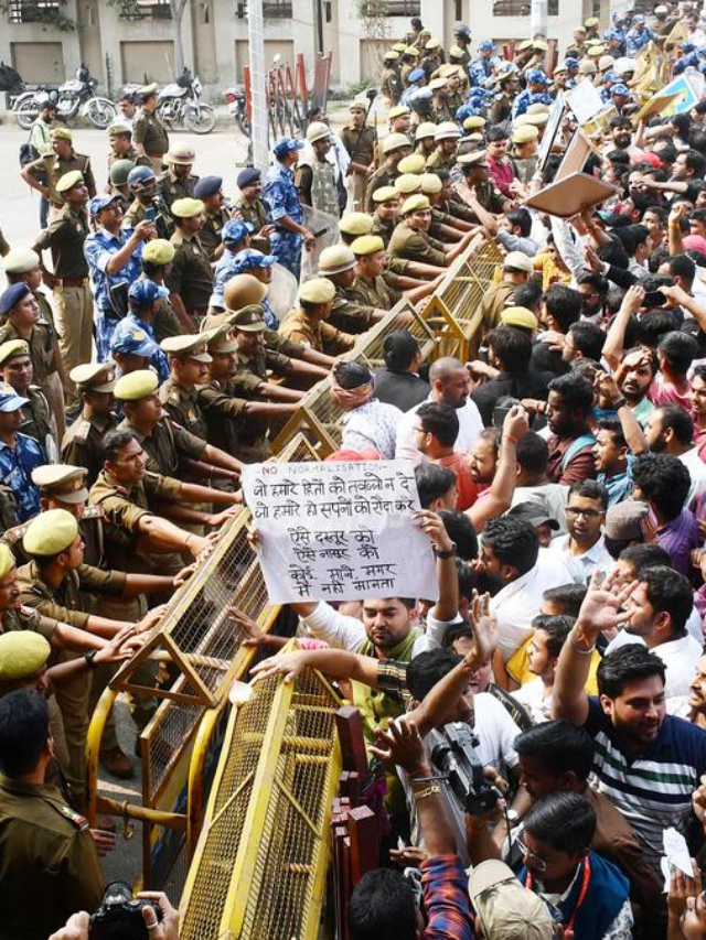 UPPSC Protest: Thousands Demand Single-Day Exam for RO-ARO and PCS Amid Police Clashes